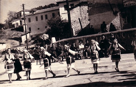 dancing in the village